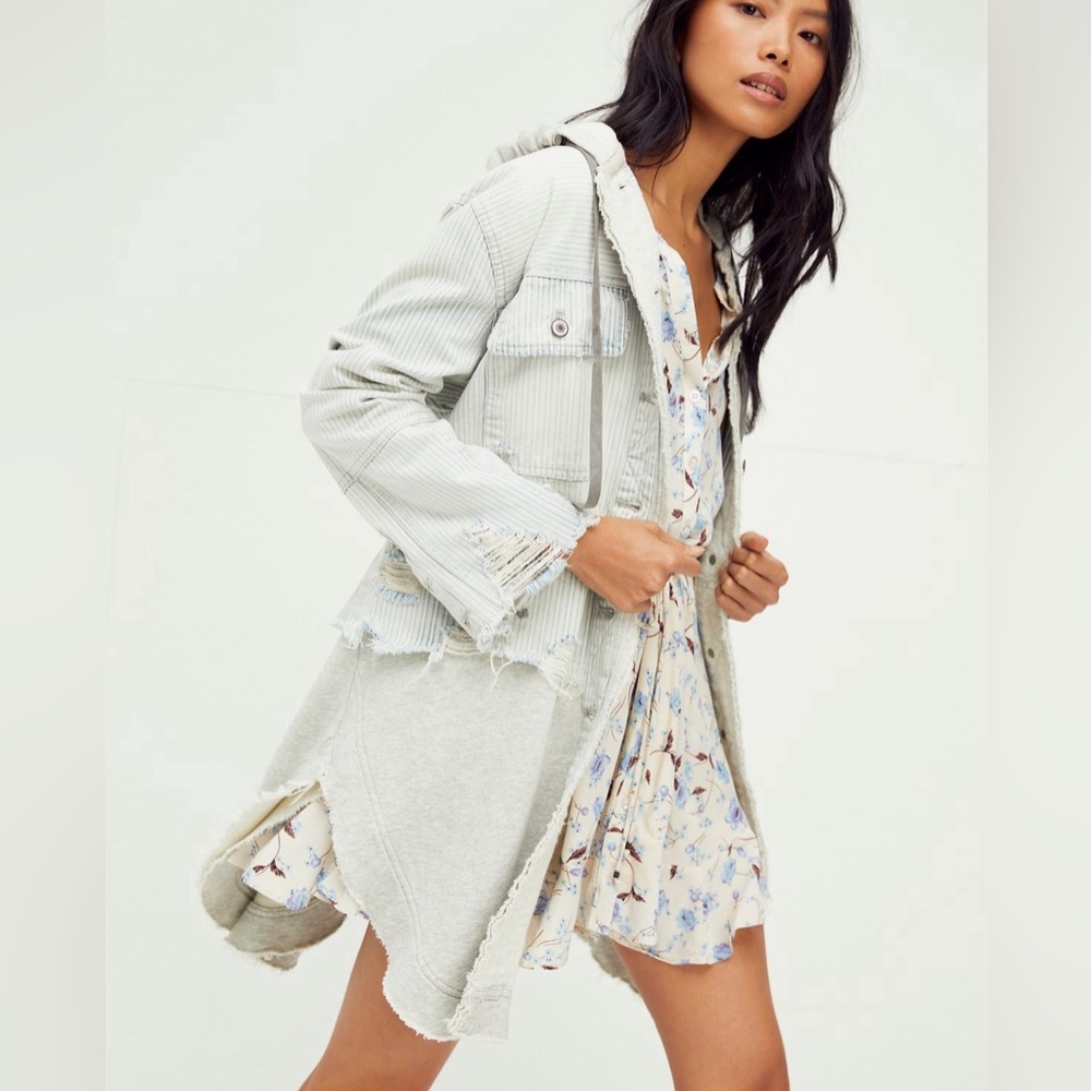 We The Free Okinawa Denim Duster Jacket